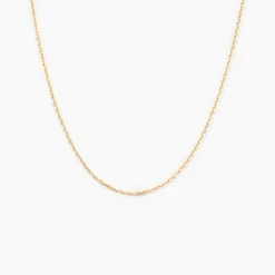 Chaîne Igoa Maille Forçat Diamantee Or Jaune