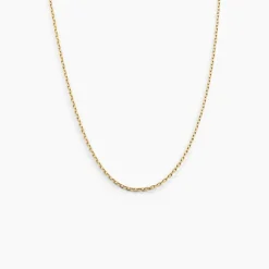 Chaîne Igoa Maille Forçat Diamantee Or Jaune