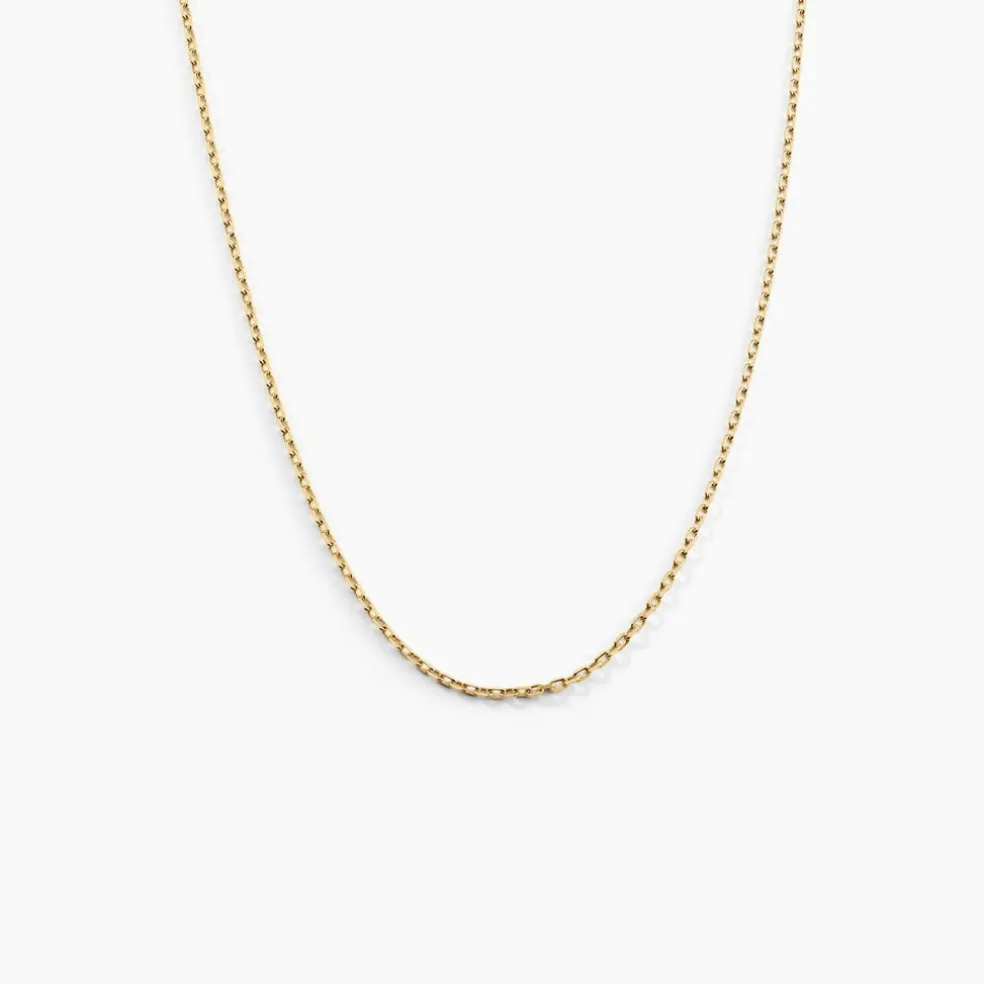 Chaîne Igoa Maille Forçat Diamantee Or Jaune