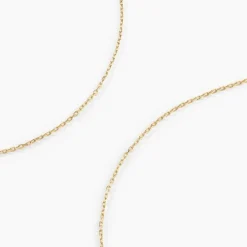 Chaîne Igoa Maille Forçat Diamantee Or Jaune