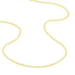 Chaîne Igoa Maille Forçat Diamantee Or Jaune