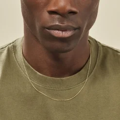 Chaîne Igoa Maille Forçat Diamantee Or Jaune