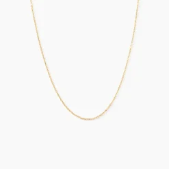 Chaîne Igoa Maille Forçat Diamantee Or Jaune