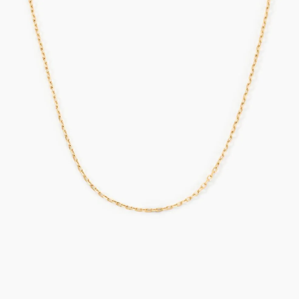 Chaîne Igoa Maille Forçat Diamantee Or Jaune