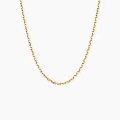 Chaîne Igoa Maille Forçat Diamantee Or Jaune