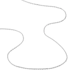 Chaîne Igoa Maille Forçat Diamantee Or Blanc