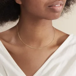 Chaîne Imad Maille Gourmette Or Jaune