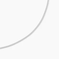 Chaîne Imad Maille Gourmette Or Blanc