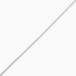 Chaîne Imad Maille Gourmette Or Blanc