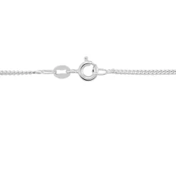 Chaîne Imad Maille Gourmette Or Blanc