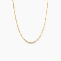 Chaîne Imanie Maille Singapour Or Jaune