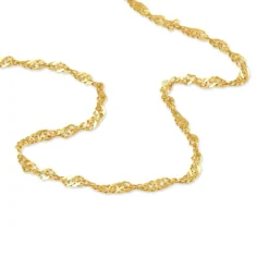 Chaîne Imanie Maille Singapour Or Jaune