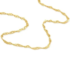 Chaîne Imanie Maille Singapour Or Jaune