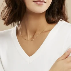 Chaîne Imanie Maille Singapour Or Jaune