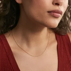 Chaîne Imanie Maille Singapour Or Jaune