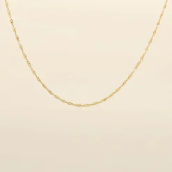 Chaîne Imanie Maille Singapour Or Jaune