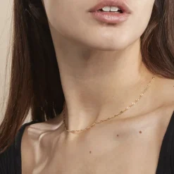 Chaîne Imanie Maille Singapour Or Jaune