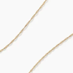 Chaîne Imanie Maille Singapour Or Jaune