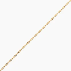 Chaîne Imanie Maille Singapour Or Jaune