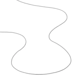 Chaîne Iris Maille Gourmette Or Blanc