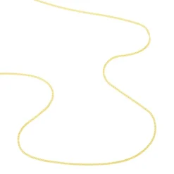 Chaîne Ixia Maille Gourmette Diamantee Or Jaune