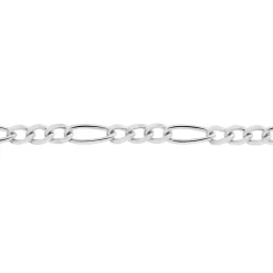 Chaîne Judicaelle Maille Alternée 1/3 Or Blanc