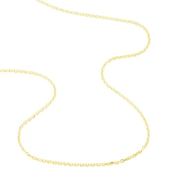 Chaîne Keyssie Maille Forçat Diamantée Or Jaune