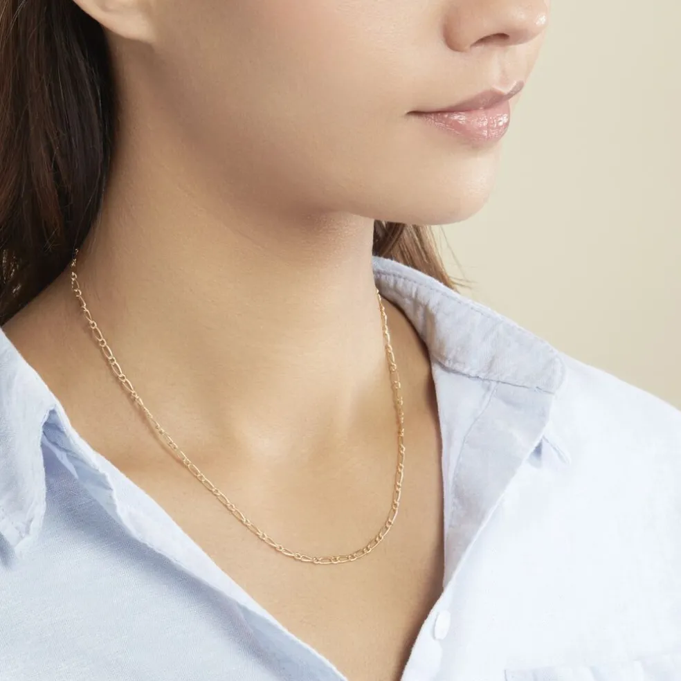 Chaîne Ophelio Maille Alternee 1/1 Or Jaune