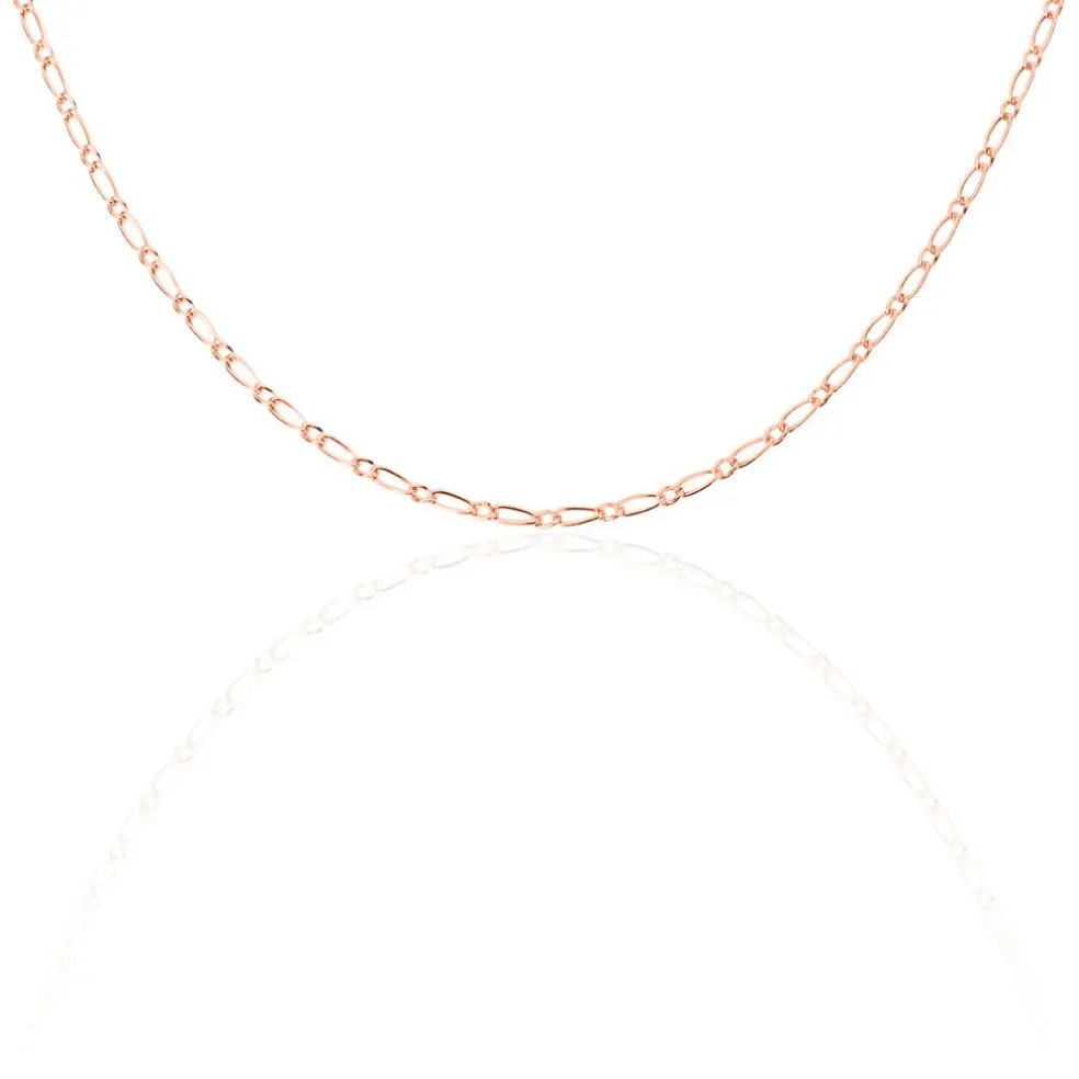 Chaîne Ophelio Maille Alternee 1/1 Or Rose