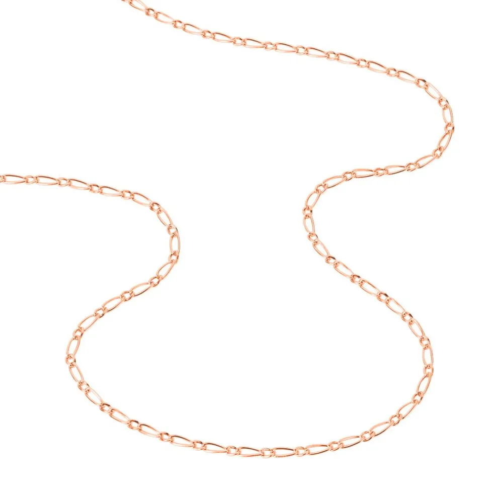 Chaîne Ophelio Maille Alternee 1/1 Or Rose