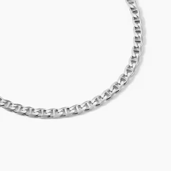 Chaîne Piato Marine Argent Blanc