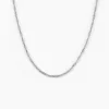 Chaîne Shanone Argent Blanc