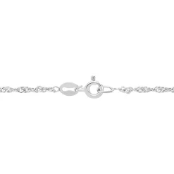 Chaîne Shanone Argent Blanc