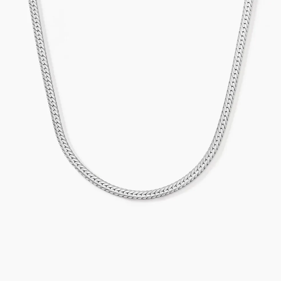 Chaîne Thiane Argent Blanc