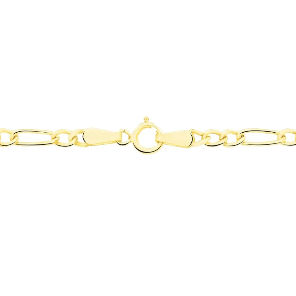 Chaîne Valene Maille Alternée 1/3 Or Jaune