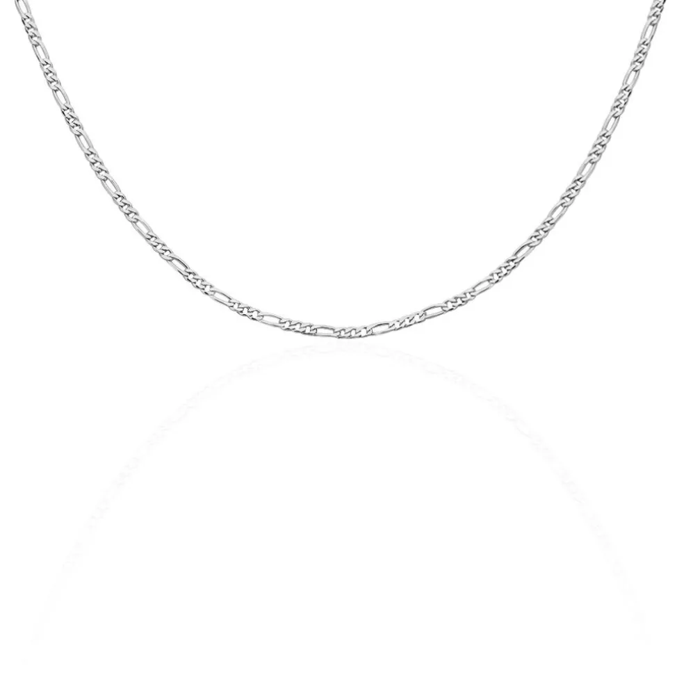 Chaîne Vivian Argent Blanc