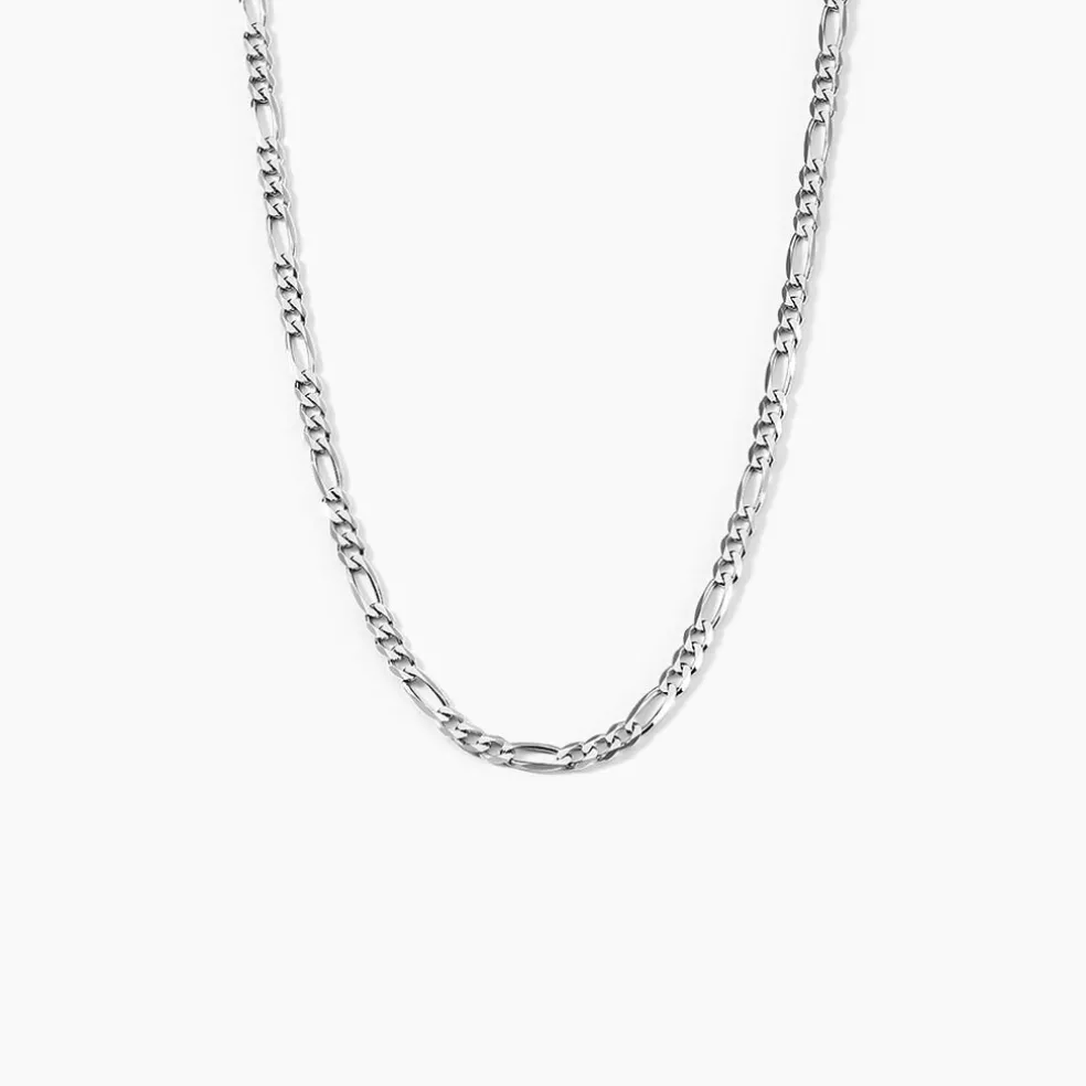 Chaîne Vivian Argent Blanc