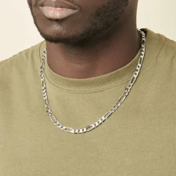 Chaîne Vivian Maille Alternee 1/3 Argent Blanc