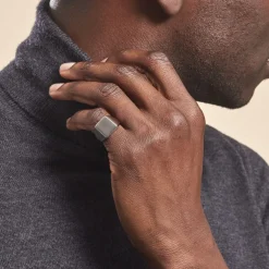 Chevaliere Acier Blanc Winebald