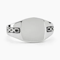 Chevaliere Argent Blanc Tarek