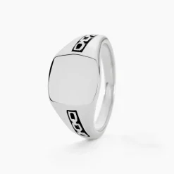 Chevaliere Argent Blanc Tarek