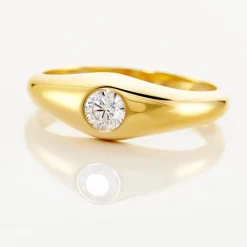 Chevaliere Maxime Or Jaune Oxyde