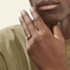 Chevaliere Maxime Or Jaune Oxyde