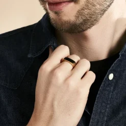 Chevaliere Plaqué Or Gregh Email