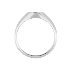 Chevalière Amaurie Argent Blanc Onyx