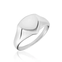 Chevalière Argent Blanc Sami