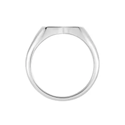 Chevalière Barbara Argent Blanc