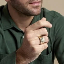 Chevalière Chus Or Jaune