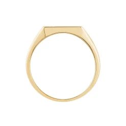 Chevalière Cillian Plaqué Or Jaune