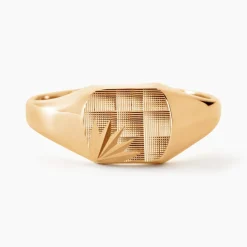 Chevalière Henry Plaque Or Jaune